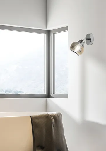 Nástěnná lampa 1X10W E14 chrom FORT