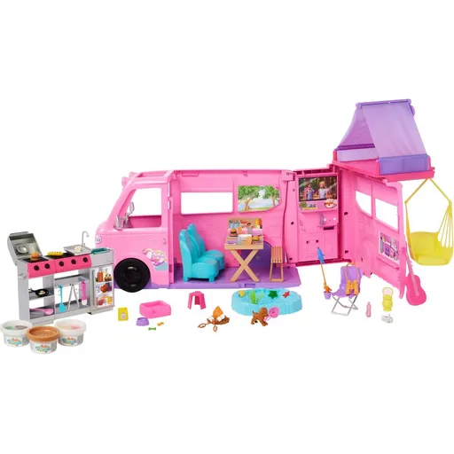 Barbie Karavan snů se stanem