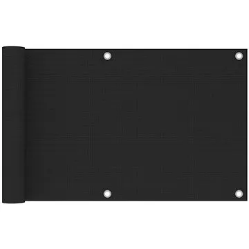 Balkónová zástěna HDPE 75×500 cm antracitová 310838 (310838)