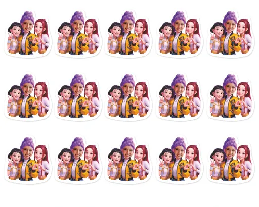 Personal Personalizované konfety - KPop Demon Hunters