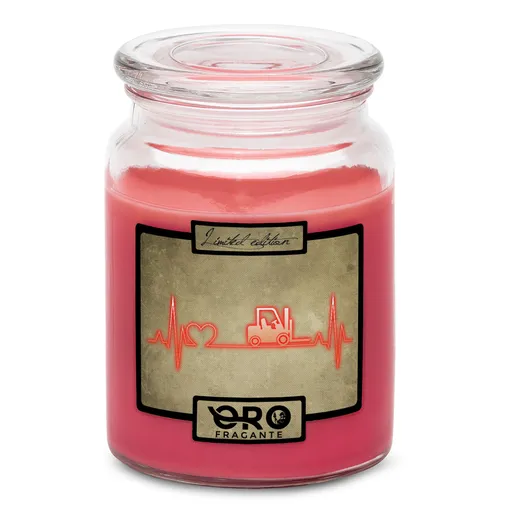 Svíčka Skladník – puls (Vůně svíčky: Višně v čokoládě)