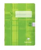 Školní sešit Clairefontaine Metric A5 "545" čtverečkovaný, 40 listů CZ/SK, zelený