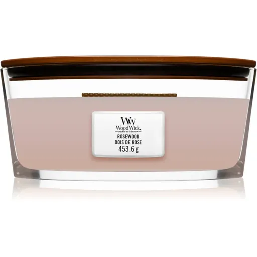Woodwick Rosewood vonná svíčka s dřevěným knotem (hearthwick) 453.6 g