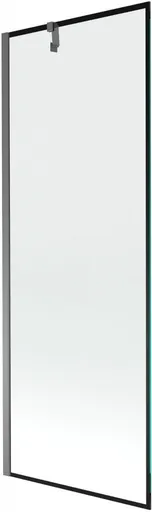 MEXEN/S Next vanová zástěna FIX 70 x 150, černá vzor, grafit metal 895-070-000-00-70-95