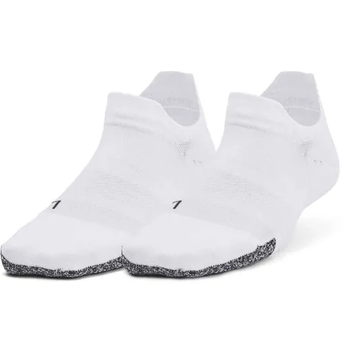 Under Armour BREATHE 2 NO SHOW TAB 2PK Dámské ponožky, bílá, velikost UNI