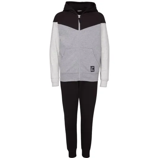 Lewro OAKIE Chlapecká tepláková souprava, černá, velikost 164-170