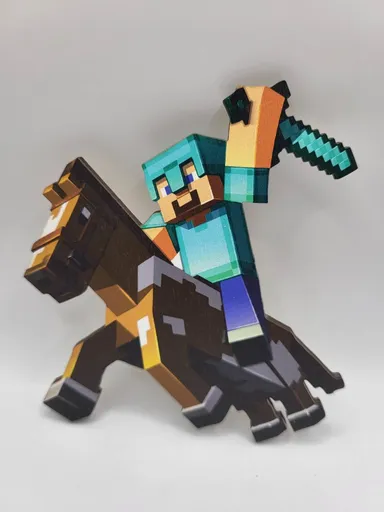 Loranc Magnetka na dort - Minecraft jezdec