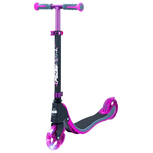 Dětská koloběžka Story Flow Light Kids se svítícími kolečky, růžová