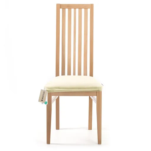 Restilo Napínací potah na sedák na židli Sento krémová, 40 x 40 + 5 cm