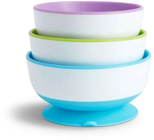 Munchkin Misky s přísavkami 3 ks (5019090517508)