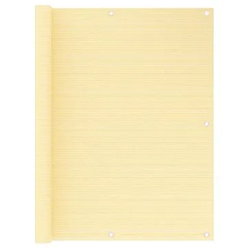 Balkonová zástěna béžová 120 x 300 cm HDPE (310916)