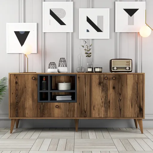 Konzolový stolek Napoli - Walnut