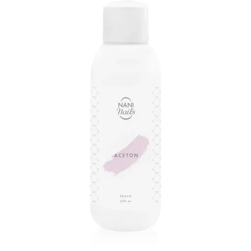 NaniNails NANI Peach čistý aceton k odstranění gelových laků 500 ml
