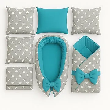 BabyTýpka Sada M  Stars blue  (8594201221156)