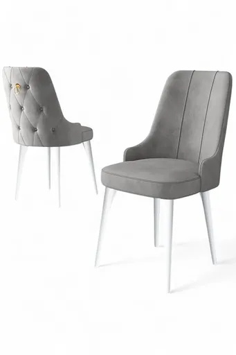 Sada židlí (4 kusy) Newa - Grey, White