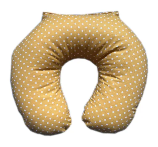 Polášek Cestovní polštářek - Žlutá / puntíky