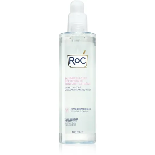 RoC Extra Comfort Micellar Cleansing Water zklidňující micelární voda pro citlivou pleť 400 ml