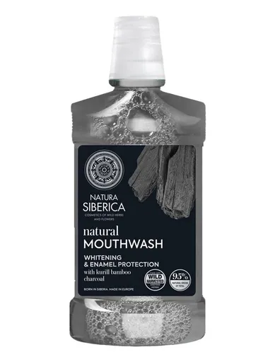 Natura Siberica Přírodní ústní voda s Bambusovým uhlím (Natural Mouthwash) 520 ml