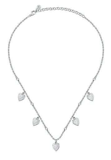 Morellato Romantický ocelový náhrdelník s krystaly Passioni SAUN02