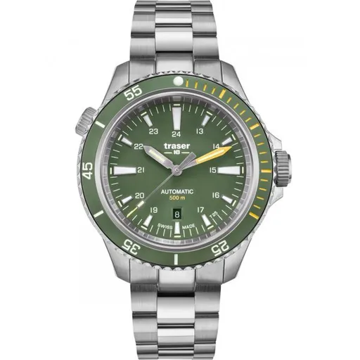 Traser P67 Diver Automatic Green ocel