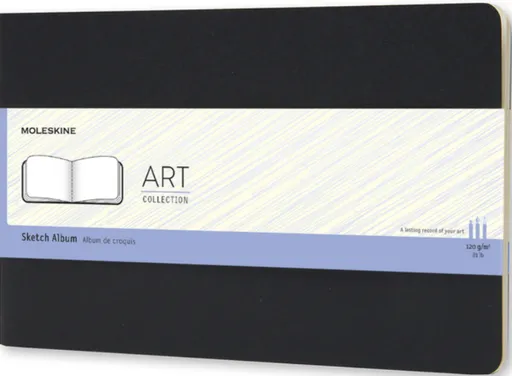 Skicář Moleskine Album, L - černý