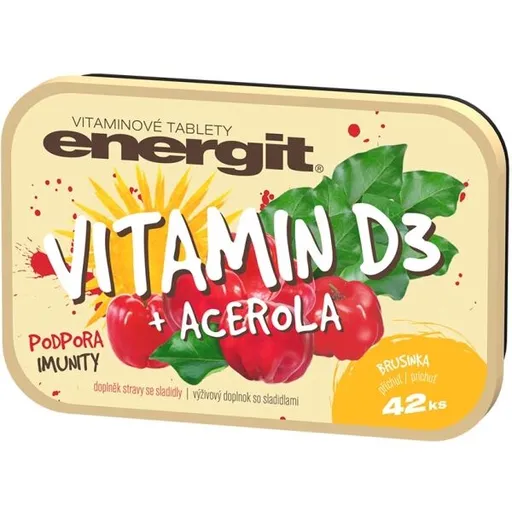 VITAR ENERGIT VITAMIN D3 + ACEROLA Doplněk stravy, , velikost