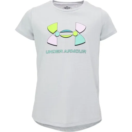 Under Armour COLORBLOCK BL SS Dívčí triko, šedá, velikost XL