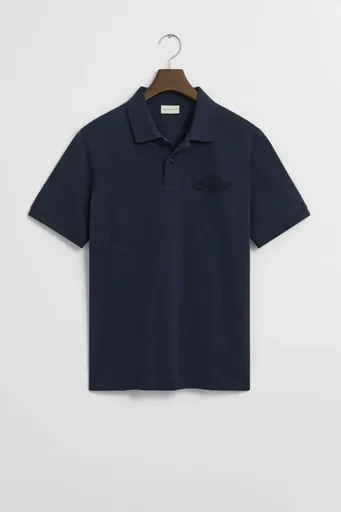 POLOKOŠILE GANT REG TONAL SHIELD SS POLO EVENING BLUE