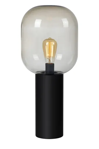 Markslöjd stolní lampa Brooklyn černá/kouřová 56 cm