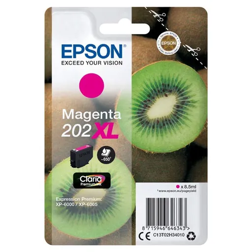 EPSON C13T02H34010 - originální cartridge, purpurová, 8,5ml