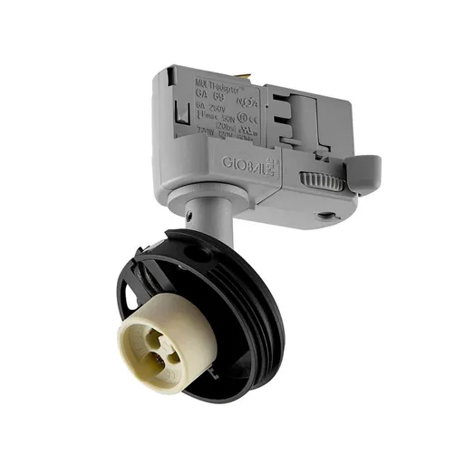 Deko-Light 3-fázové bodové svítidlo - Can základna, 1x max. 7,5 W GU10, stříbrná 707248