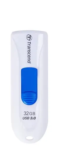 TRANSCEND Flash Disk 32GB JetFlash®790, USB 3.1 (R:90/W:25 MB/s) bílá/modrá