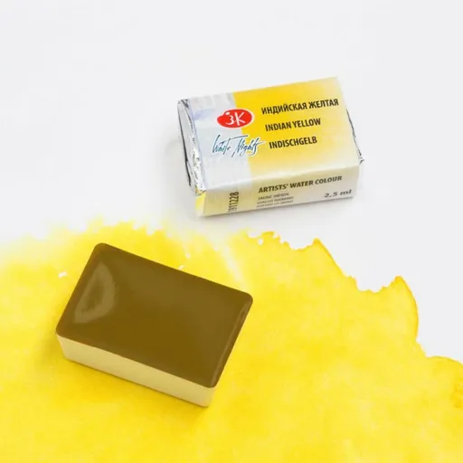 White nights akvarel 2,5ml – 228 indická žlutá