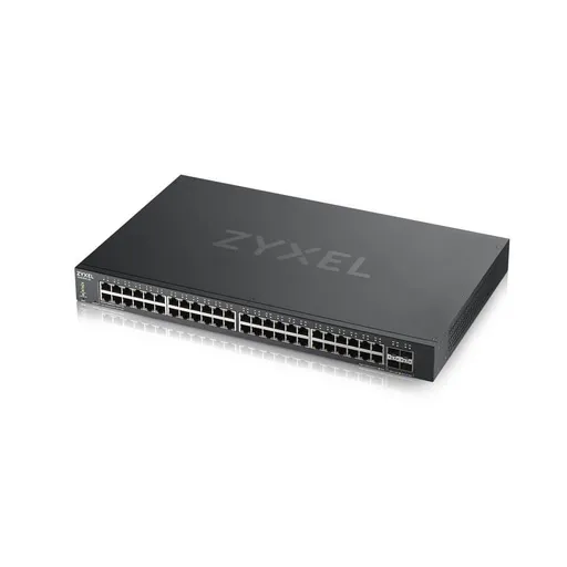 Zyxel XGS1935-52, 52 Port Lite-L3 Smart Managed Switch, 48x Gigabit Copper and 4x 10G SFP+, hybrid mode, standalone or N