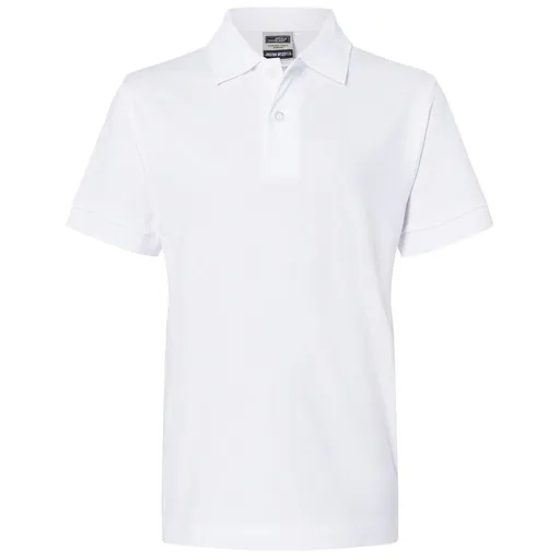 James & Nicholson (Daiber) Dětská polokošile JN070k - Bílá | XL