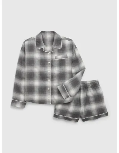 Dětské kostkované pyžamo