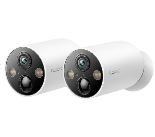 TP-Link Tapo C425 set 2x venkovní kamera C425 (4MP, 2K QHD, 1440p, IR 15m, WiFi, micro SD card, IP66)
