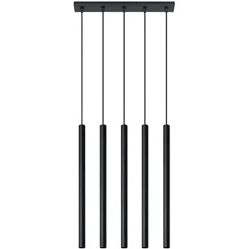 Lustr na lanku PASTELO 5 5xG9/12W/230V černá (86931)