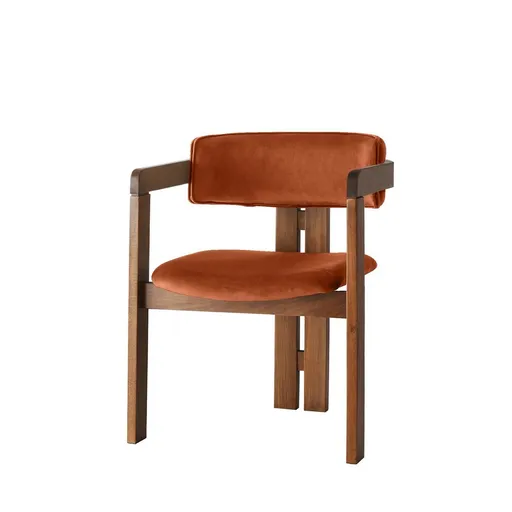 Jídlení židle CO Tile Red and Walnut