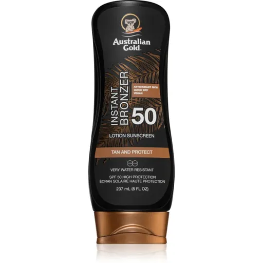 Australian Gold Lotion With Bronzer ochranná péče proti slunečnímu záření s bronzerem SPF 50 237 ml