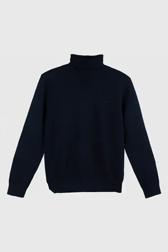 ROLÁK GANT COTTON CASHMERE TURTLENECK EVENING BLUE