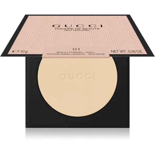 Gucci Gucci Beauty Poudre De Beauté Matte Powder matující pudr – náhradní náplň odstín 01 10 g