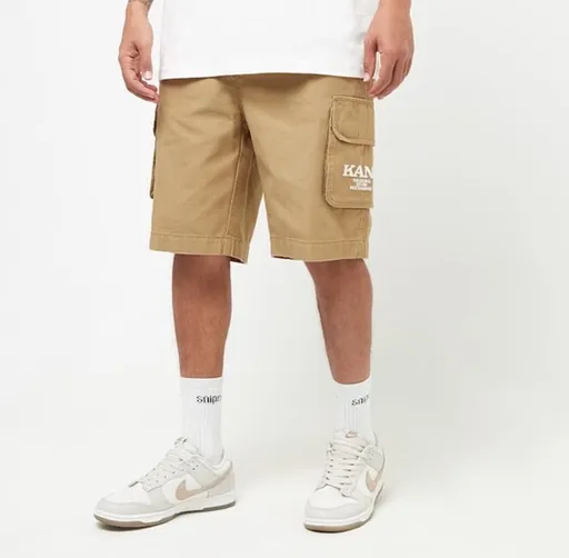 Cargo kratase Karl Kani Retro Washed Cargo Shorts sand - S