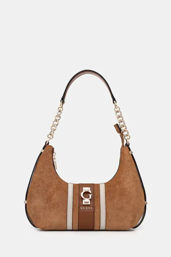 Semišová kabelka Guess ERENIA