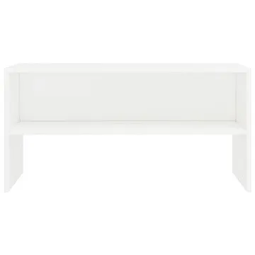 TV stolek bílý 80x40x40 cm dřevotříska (800054)