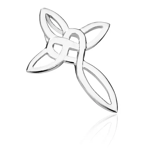 Přívěsek ze stříbra 925 - proplétaná linie kříže