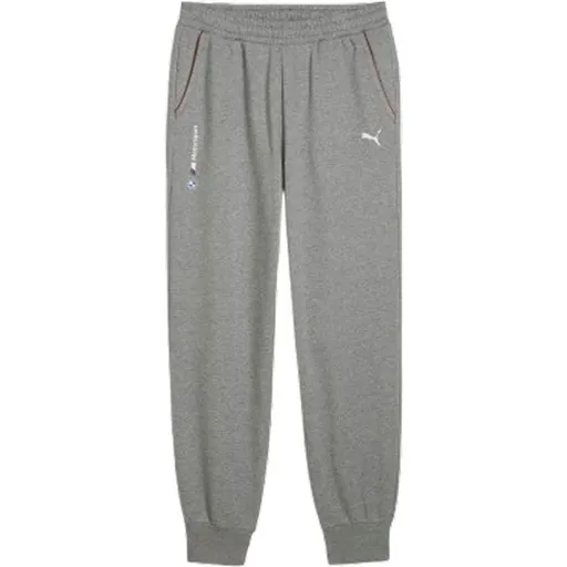 Puma BMW M MOTORSPORT ESSENTIALS+ PANTS FLEECE Pánské tepláky, šedá, velikost