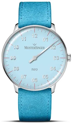 MeisterSinger Neo Special S-NES924S - Světle modrý kožený řemínek