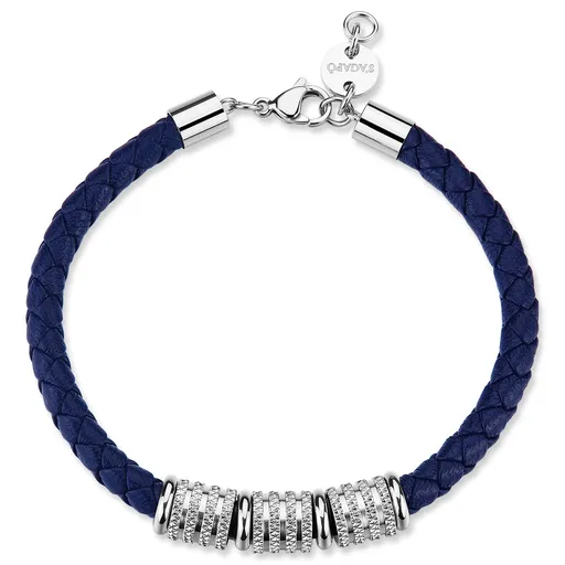 S'Agapõ Moderní kožený náramek Nomad SNO15