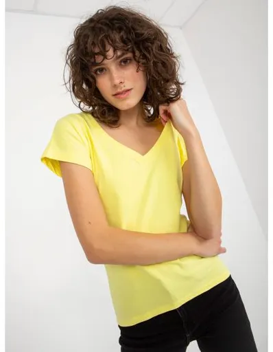 Dámské tričko CAMBELL světle žluté